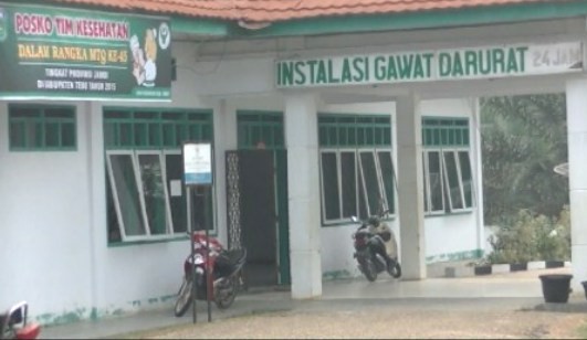 Suasana UGD Rumah Sakit Umum Daerah Sulthan Thaha Syaifuddin (RSUD STS) Muara Tebo.